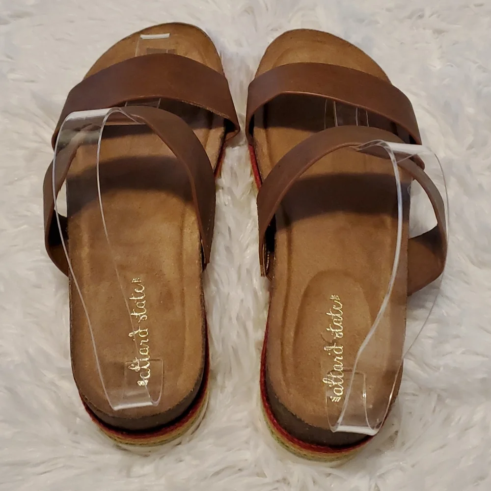 Alter'd States Rainbow Espadrille Sandle Platform Shoe